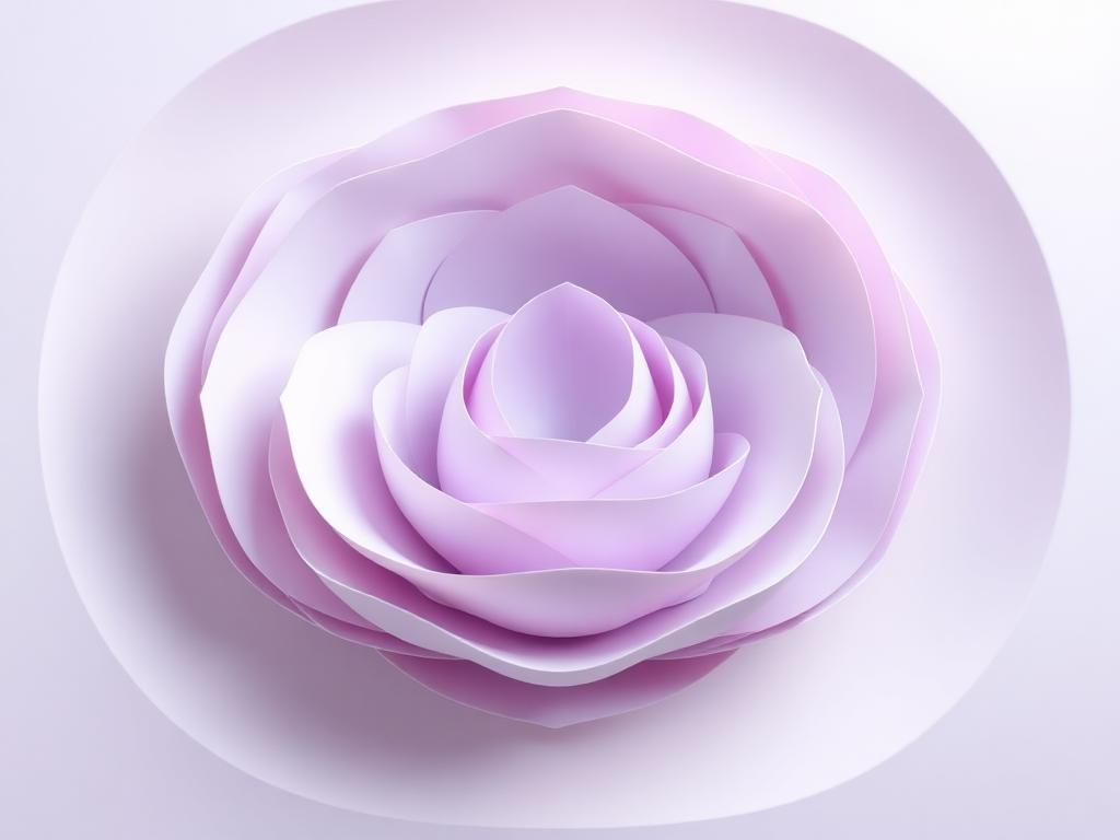 Abstract lilac petals