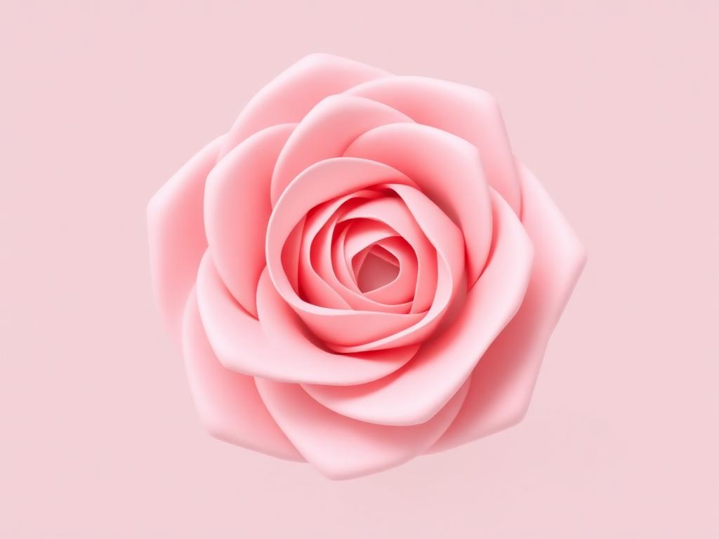 Abstract blush pink petals
